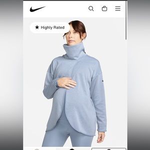 Women's Reversible Pullover (Maternity) (Blue, Medium)